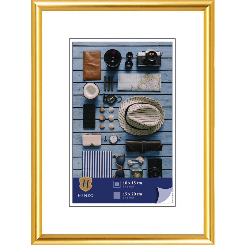 Afbeelding laden in galerijviewer, Henzo fotolijst napoli 15x20cm goud
