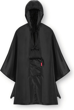 Reisenthel mini maxi poncho regenponcho - opvouwbaar - zwart