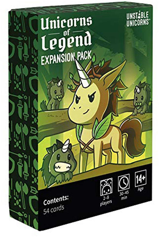 Teeturtle unstable unicorns: unicorns of legend – uitbreiding kaartspel (54 kaarten, engelstalig)