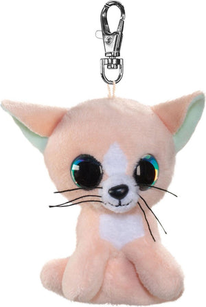 Lumo stars lumo cat peach met clip - mini - 8,5cm