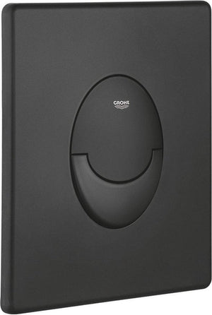 Grohe skate air bedieningsplaat dualflush 15.6x19.7cm verticaal phantom zwart