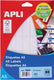 Apli etiketten 581866 wit 525 stuk
