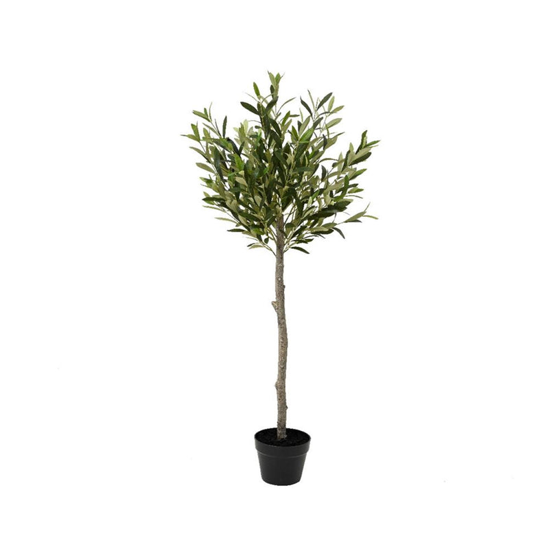 Afbeelding laden in galerijviewer, Decoris kunstboom olijfboom in pot 570 bladeren dia45x120cm groen
