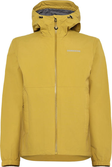 Didriksons dario usx jkt 2 unisex outdoorjas - yellow pollen