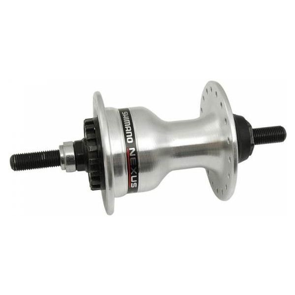 Afbeelding laden in galerijviewer, Voornaaf Shimano Nexus HB-IM 40 voor rollerbrake 36 gaats 100 mm - zilver
