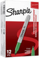 Sharpie permanente markers | fijne punt | groen | 12 stuks