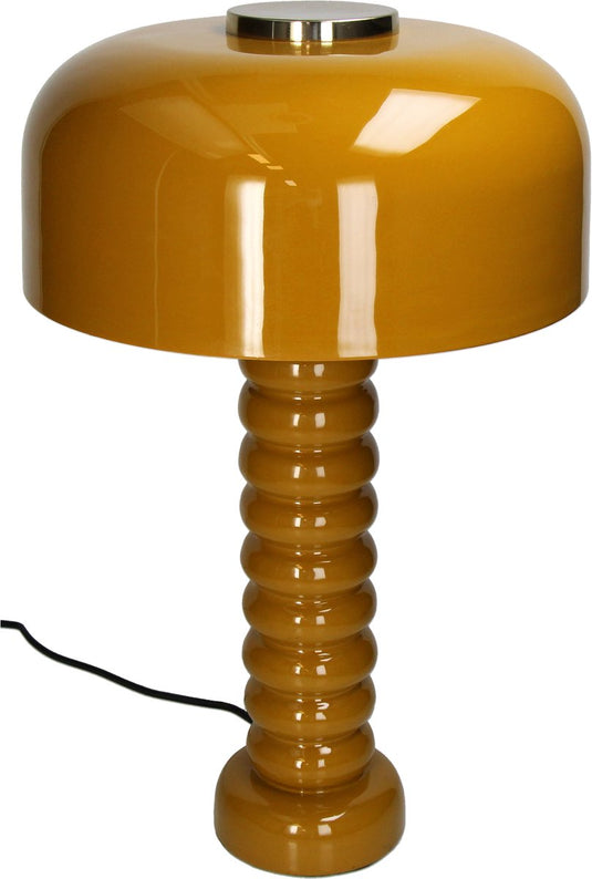 Hd table lamp iron mustard 30x30x47.5cm
