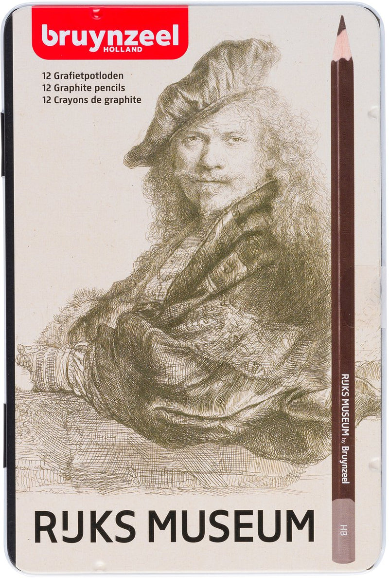 Afbeelding laden in galerijviewer, Bruynzeel rijksmuseum grafietpotloden, 12st.
