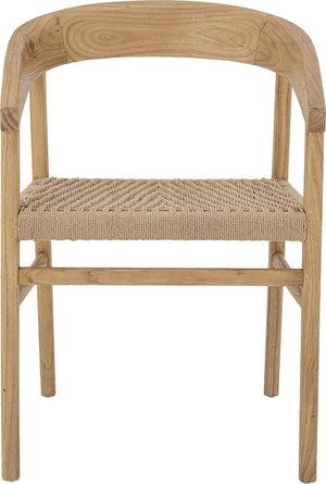 Bloomingville - vitus eetkamerstoel - beige - eiken