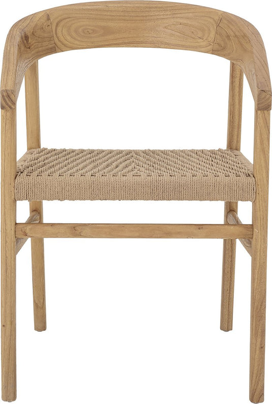 Bloomingville - vitus eetkamerstoel - beige - eiken