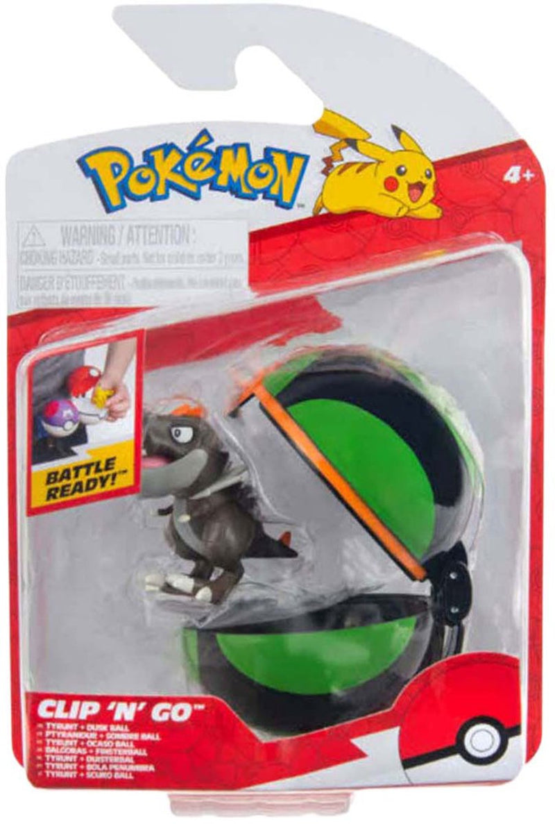 Afbeelding laden in galerijviewer, Jazwares pokémon clip 'n' go tyrunt dusk ball
