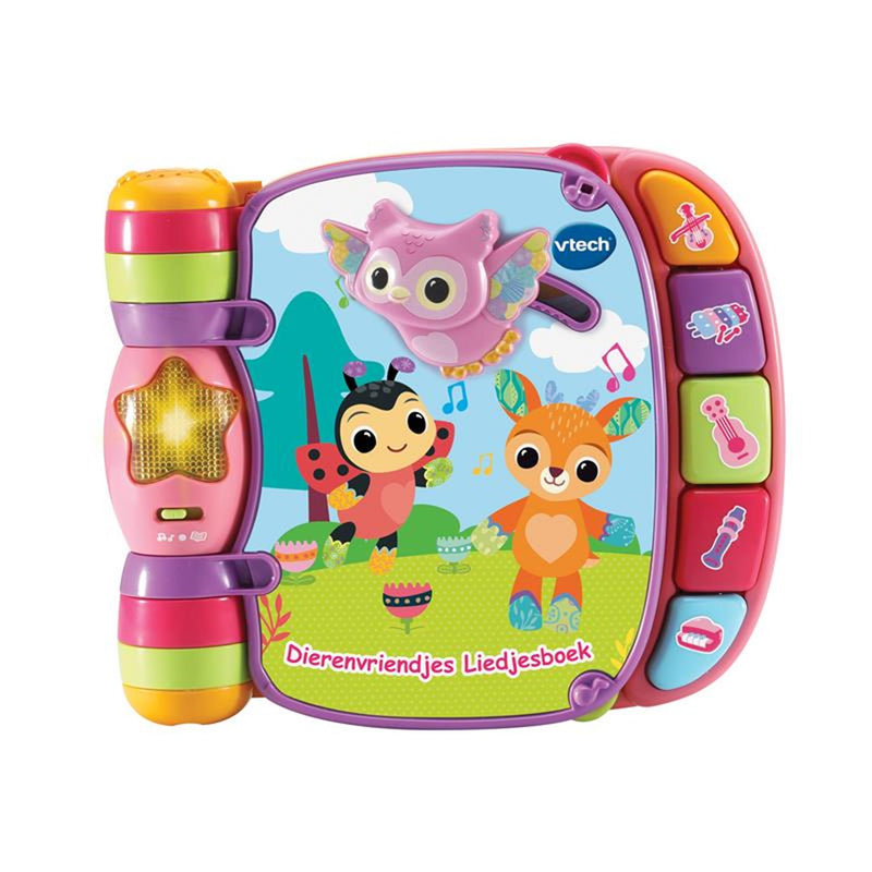 Afbeelding laden in galerijviewer, Vtech dierenvriendjes liedjesboek roze

