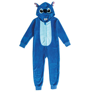 Kostuum stitch onesie 8-10 jaar