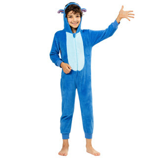 Afbeelding laden in galerijviewer, Kostuum stitch onesie (tiener) 10-12 jaar
