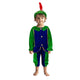 Overige merken pietenpak groen blauw 110-116 cm | 2 stuks
