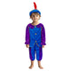 Overige merken pietenpak paars blauw 110-116 cm | 2 stuks