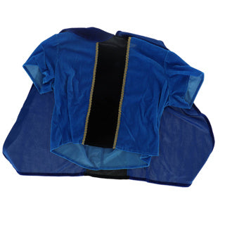 Afbeelding laden in galerijviewer, Pietenpak blauw cape 98-104 cm | 2 stuks
