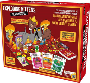 Asmodee exploding kittens het bordspel - partyspel - humor gegarandeerd - familiespel met strategie chaos