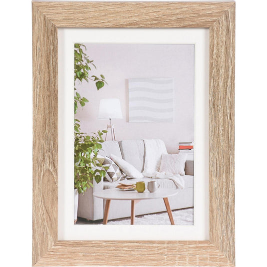 Henzo fotolijst modern 13x18cm midden bruin