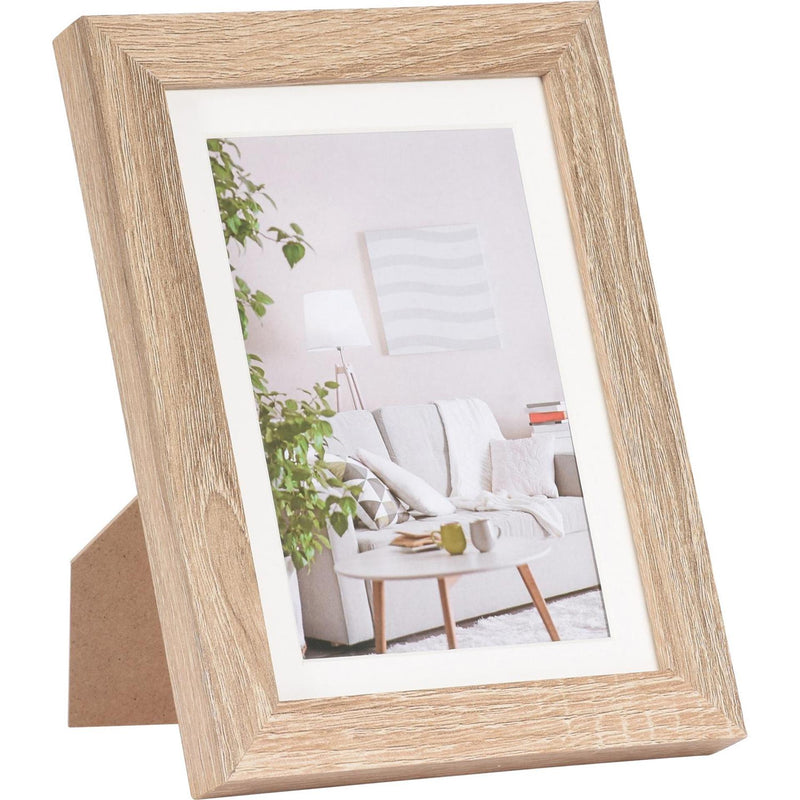 Afbeelding laden in galerijviewer, Henzo fotolijst modern 13x18cm midden bruin
