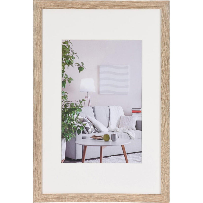 Afbeelding laden in galerijviewer, Henzo fotolijst modern 30x45cm middenbruin
