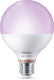 Philips smart lighting - globe - slimme led-verlichting - gekleurd en wit licht - e27 - 75w - mat - wi-fi