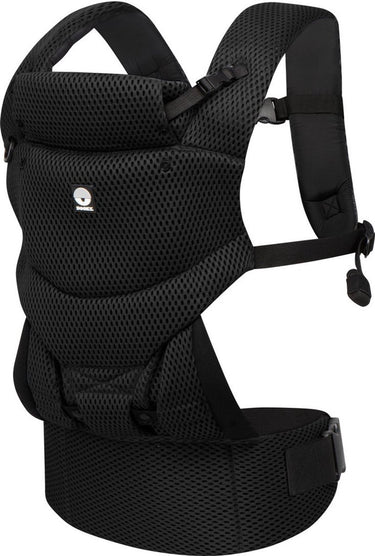 Dooky draagzak baby - baby carrier urban comfort black - kinderdrager - draagzak peuter en baby 3,5-15 kg - ergonomische m-positie - rugdrager - verstelbaar en ademend - draagzakken - babydraagzak