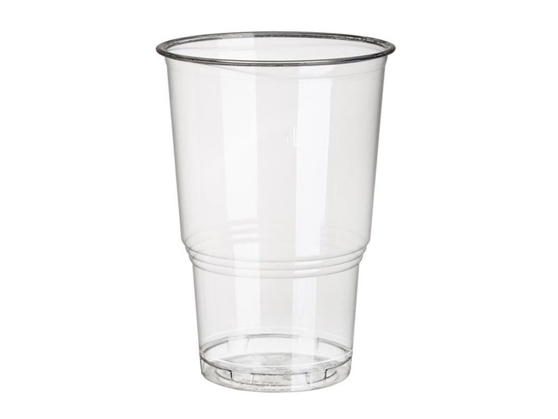 Afbeelding laden in galerijviewer, Papstar 25 drinkbekers pla pure 250ml ã˜7,8x11cm glashelder met schuimkraag
