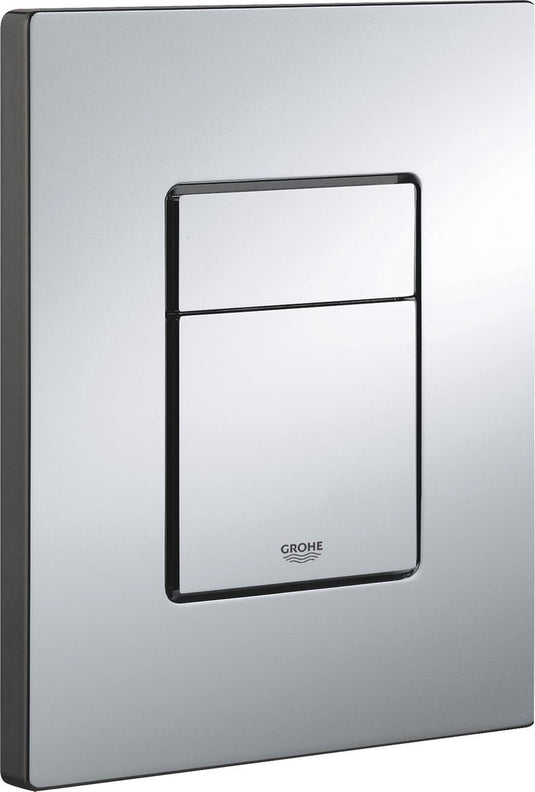 Grohe skate cosmopolitan bedieningspaneel toilet - dual flush - kunststof - spiegelend chroom