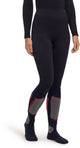 Falke warm long tights sneldrogend functioneel lang functioneel ondergoed dames zwart - maat l
