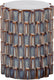 Woood axu decoratieve bijzettafel - keramiek - grijsblauw - 45x35x35