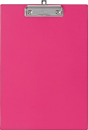 Maul klembord a4 staand pvc neon roze