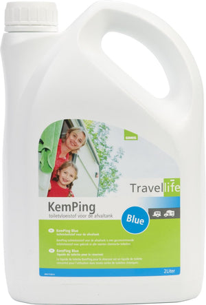 Travellife kemping blue - toiletvloeistof - 2 liter