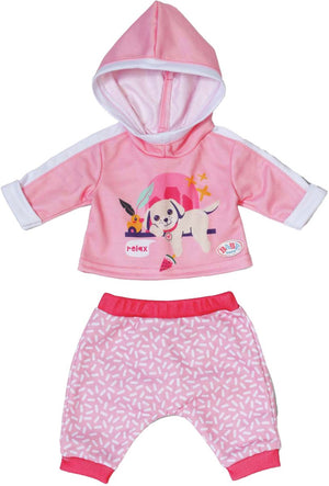 Baby born joggingpak roze (43 cm)