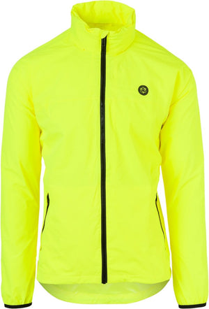 Agu go - regenjas - unisex - poray 5000 - compact - 100% gerecycled polyester - reflectie - geel - xl
