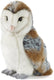 Living nature knuffel uil - kerkuil - pluche - 30 cm - uilen knuffeldier