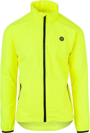 Agu go - regenjas - poray 5.000 - gerecycled polyester - reflecterend - unisex - geel - xxxl