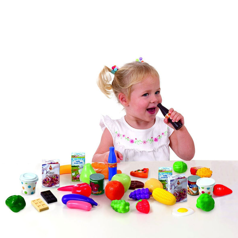 Afbeelding laden in galerijviewer, Playgo voedselset - 61dlg.
