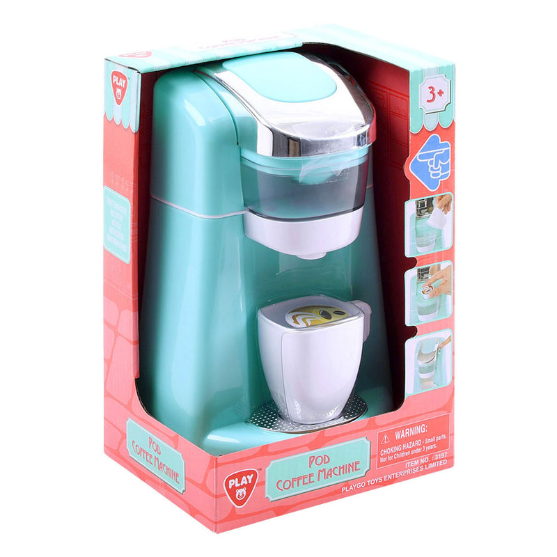 Afbeelding laden in galerijviewer, Playgo koffiemachine blauw met cups - 4dlg.
