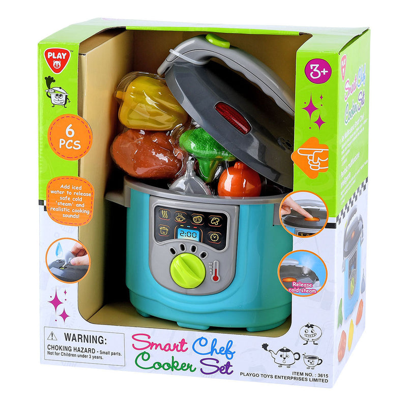 Afbeelding laden in galerijviewer, Playgo slimme cooker speelset - 6dlg.
