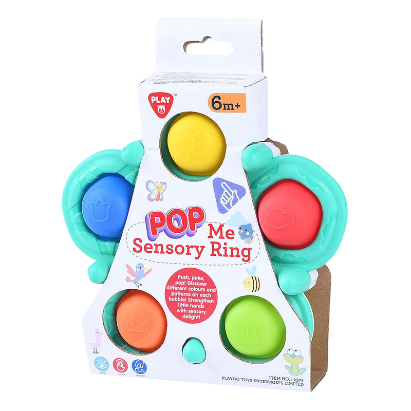 Afbeelding laden in galerijviewer, Playgo play sensorische baby ring met ballen - educatief speelgoed 6-delig.
