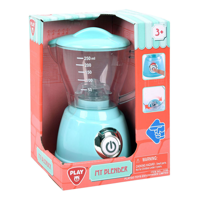 Afbeelding laden in galerijviewer, Playgo play speelgoed blender blauw - realistisch keukenspeelgoed voor kinderen.
