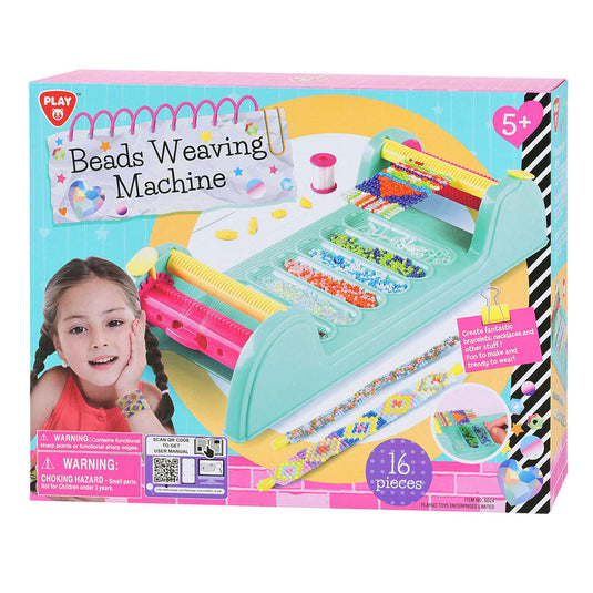 Playgo play armbanden weefmachine set - kralen speelgoed creatief 16-delig.