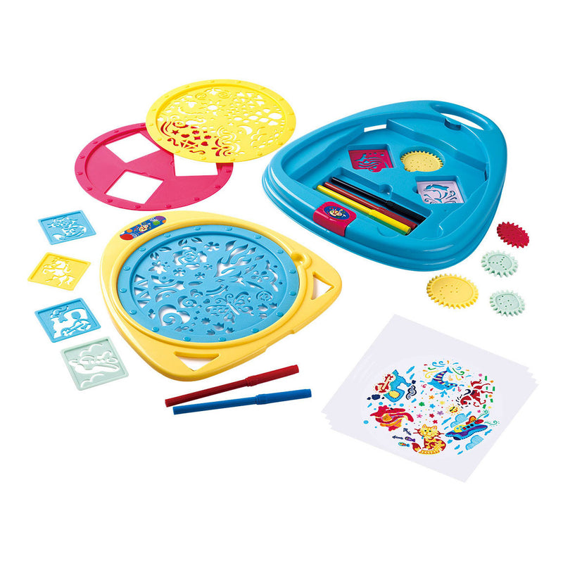Afbeelding laden in galerijviewer, Playgo magische mandala tekenset - 27dlg.
