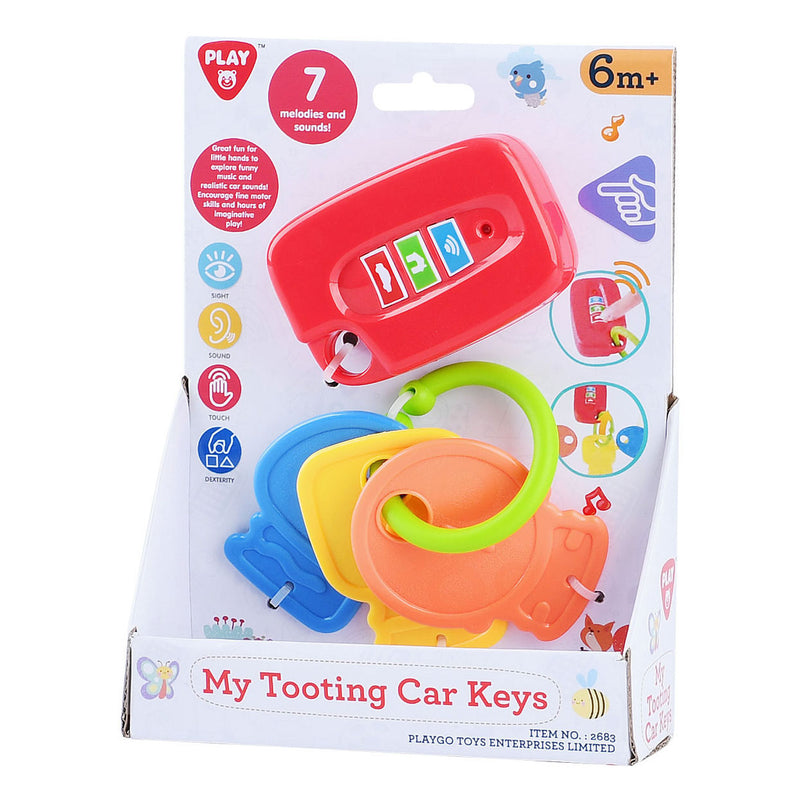 Afbeelding laden in galerijviewer, Playgo mijn toeterende autosleutels - 5dlg.
