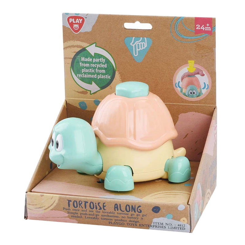 Afbeelding laden in galerijviewer, Playgo lopende schildpad met drukknop

