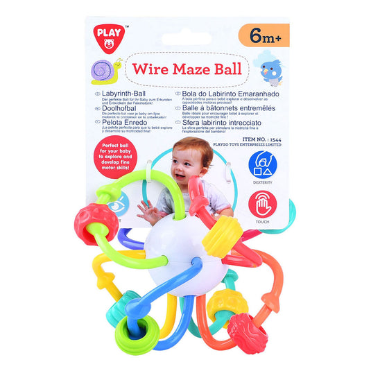 Playgo - doolhofbal - perfecte bal voor je baby om fijne motoriek te ontdekken en te ontwikkelen!