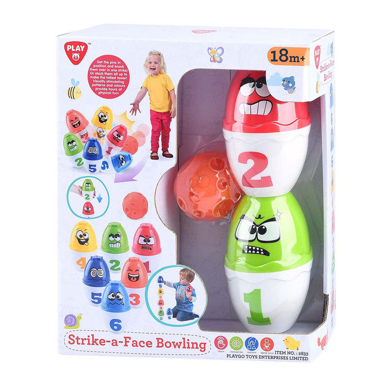 Afbeelding laden in galerijviewer, Playgo play bowling speelset gezichten, 13dlg.
