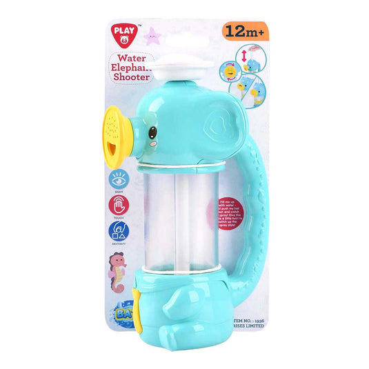 Playgo waterspeelgoed olifant waterpistool kunststof blauw.