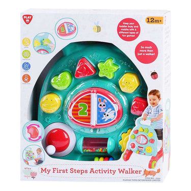 Playgo activiteiten loopwagen kunststof met leerzaam paneel speelgoed.
